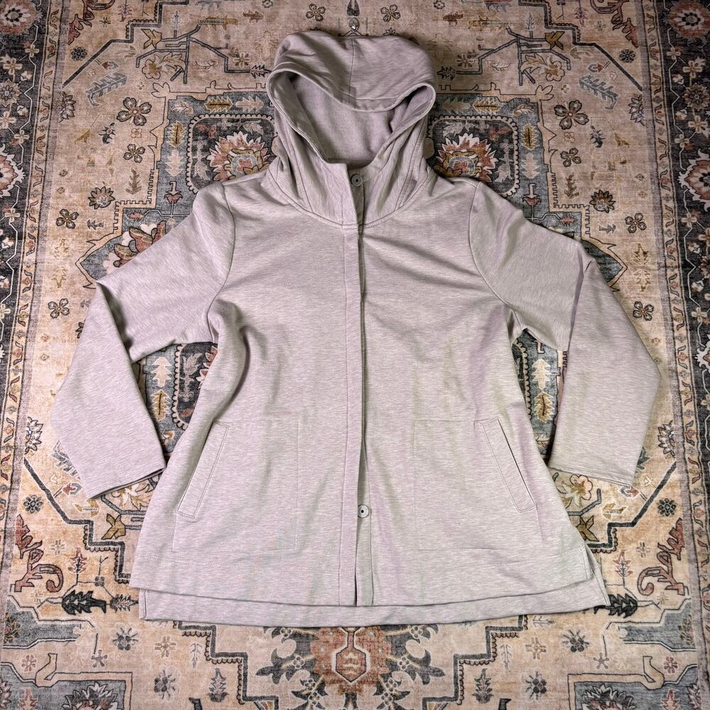 Purejill J Jill Lixe Tencel Super Soft Cardigan Sweater Button Up Jacket XL
